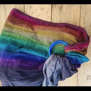 “Hope in the Dark” Girasol Rainbow diamond weave ring sling
